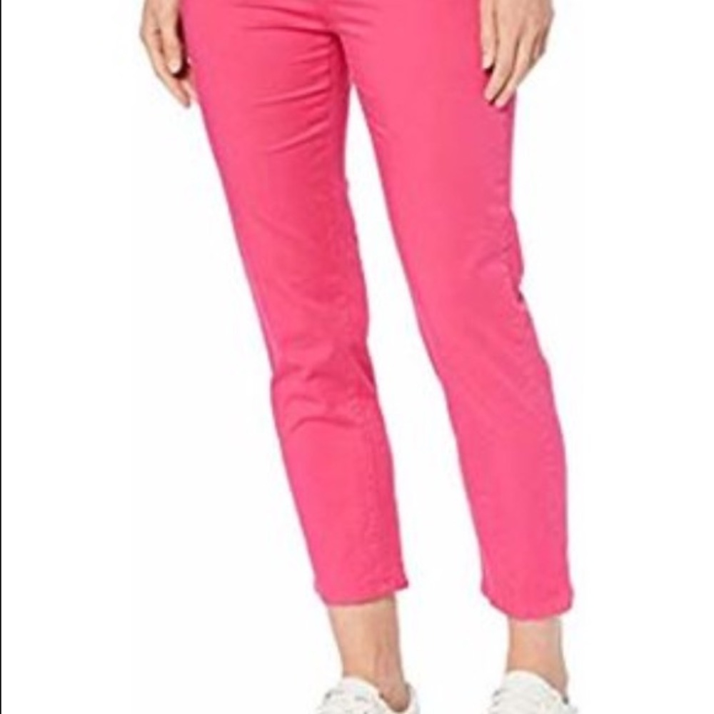 Zara Cropped Bright Pink Trousers